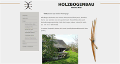 Desktop Screenshot of holzbogenbau.de